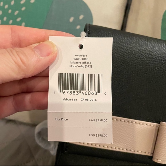 New Kate Spade Kirk park Saffiano Veronique crossbody - Picture 8 of 8